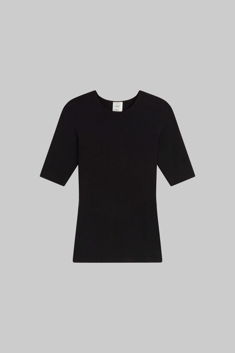 LESET SS24 JULIEN MID SLEEVE TEE BLACK ad2a8ce5 0a13 4199 ac98 a3145a2c778d