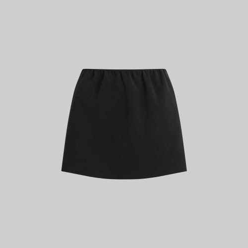 LESET ARIELLE ARIELLEMINISKIRT BLACK FLAT 1