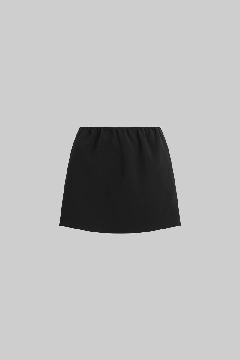 LESET ARIELLE ARIELLEMINISKIRT BLACK FLAT 1