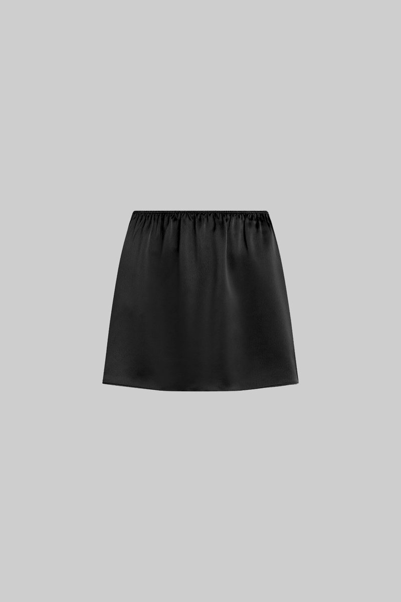 LESET BARB MINI SKIRT BLACK