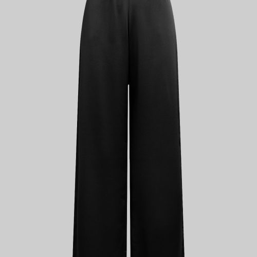 LESET BARB WIDE LEG PANT BLACK GBG