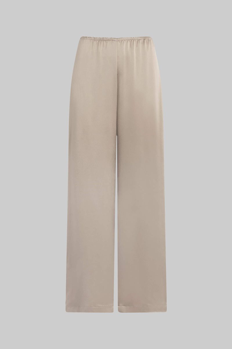 LESET BARB BARB WIDE LEG PANT LIQUID BRONZE FLAT 1