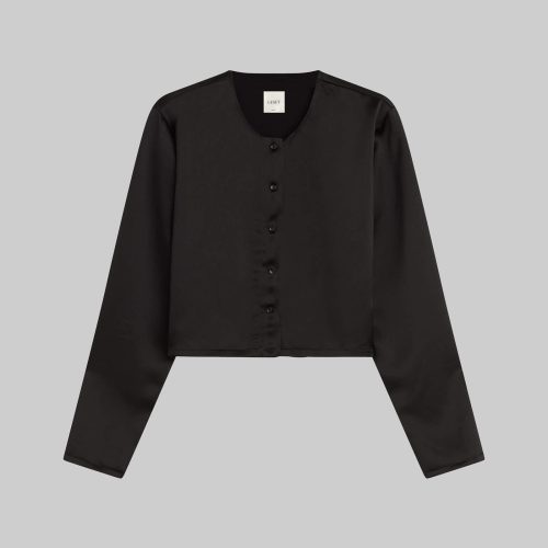 LESET BARB BARBCREWCARDIGAN BLACK FLAT 1