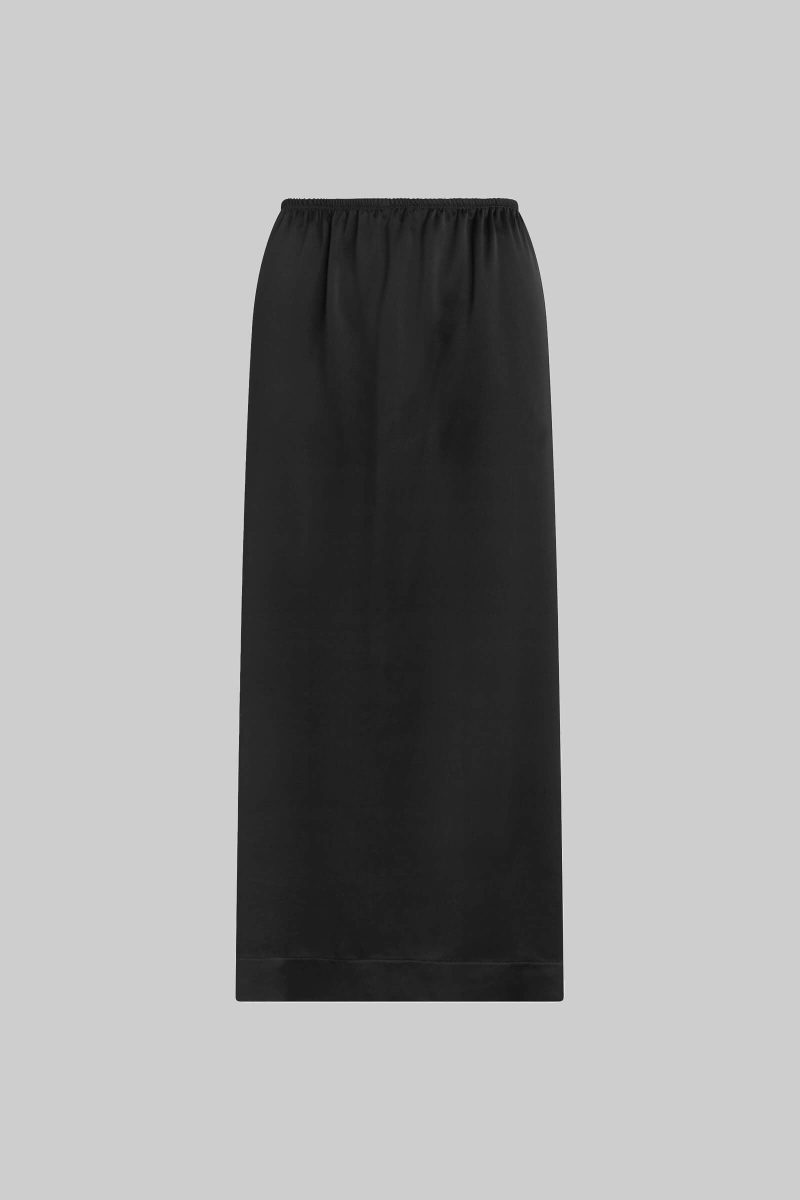 LESET BARB BARBMIDISKIRT BLACK FLAT 1