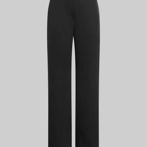 LESET BARB HR24 Barb High Waist Straight Leg Pant Black Flat 83e8f4b8 d8e7 431c 8ed8 5275d50e67af