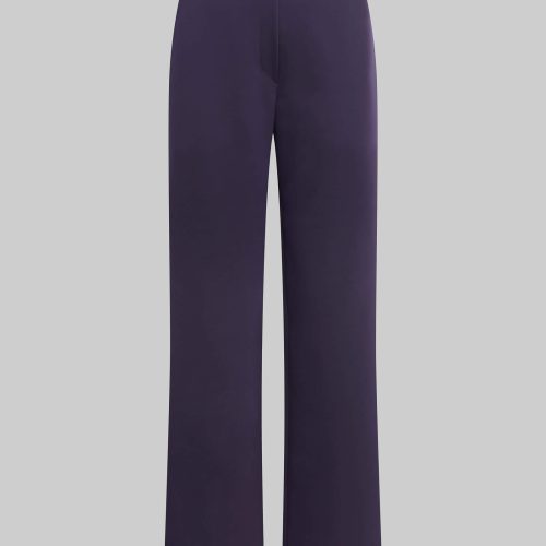 LESET BARB HR24 Barb High Waist Straight Leg Pant Deep Purple Flat 3de15a5c 99df 4234 be02 9018099aaefd