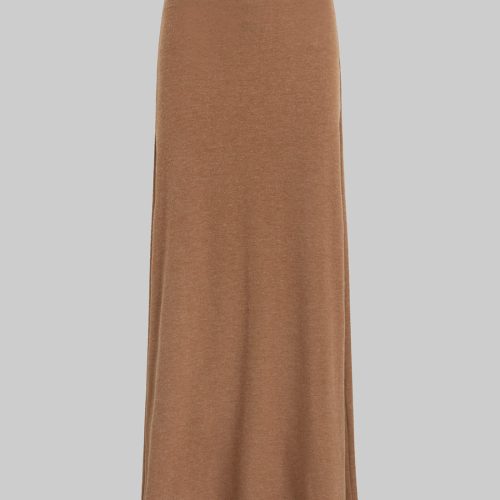 LESET FW23 LAUREN HIGH WAIST MAXI SKIRT SQUIRREL 1