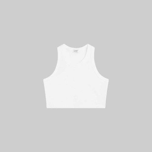 LESET KELLY KELLYRACERBACKTANK WHITE FLAT 1