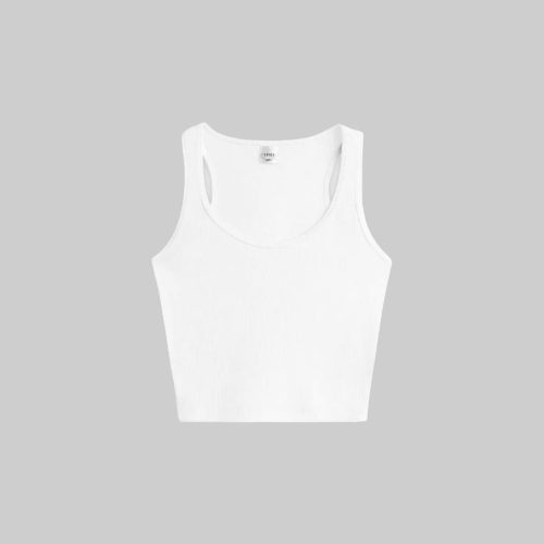 LESET KELLY KELLYSCOOPNECKTANK WHITE FLAT 1