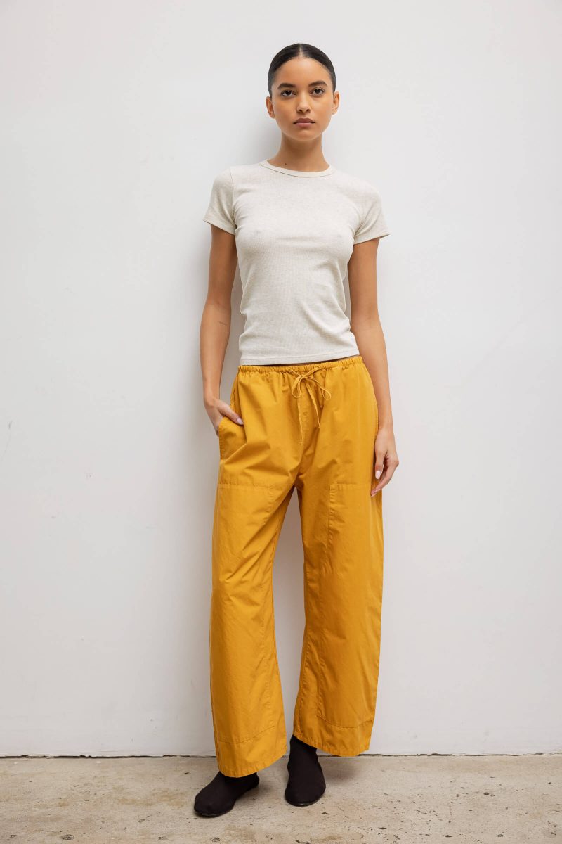 LESET KYOTO KYOTOCARPENTERPANT MUSTARD ONMODEL 2