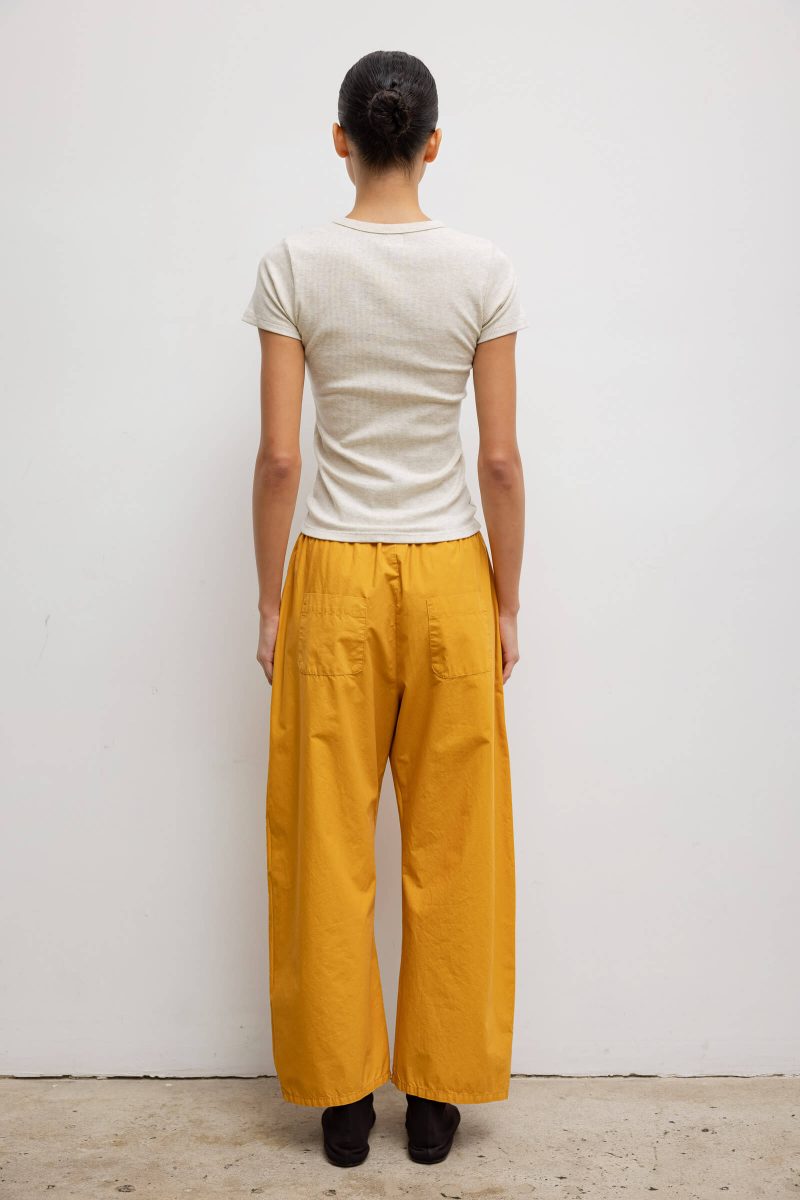 LESET KYOTO KYOTOCARPENTERPANT MUSTARD ONMODEL 4