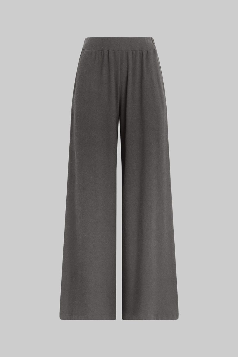 LESET LAUREN LAURENPLEATEDPOCKETPANT CHARCOAL FLAT 1