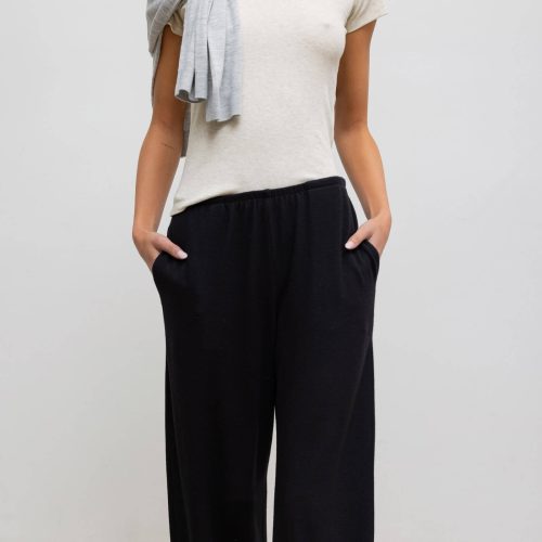 LESET LAUREN LAURENPOCKETPANT BLACK ONMODEL 3