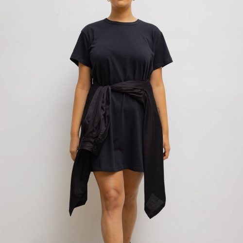 LESET MARGO MARGODRESS BLACK ONMODEL 2