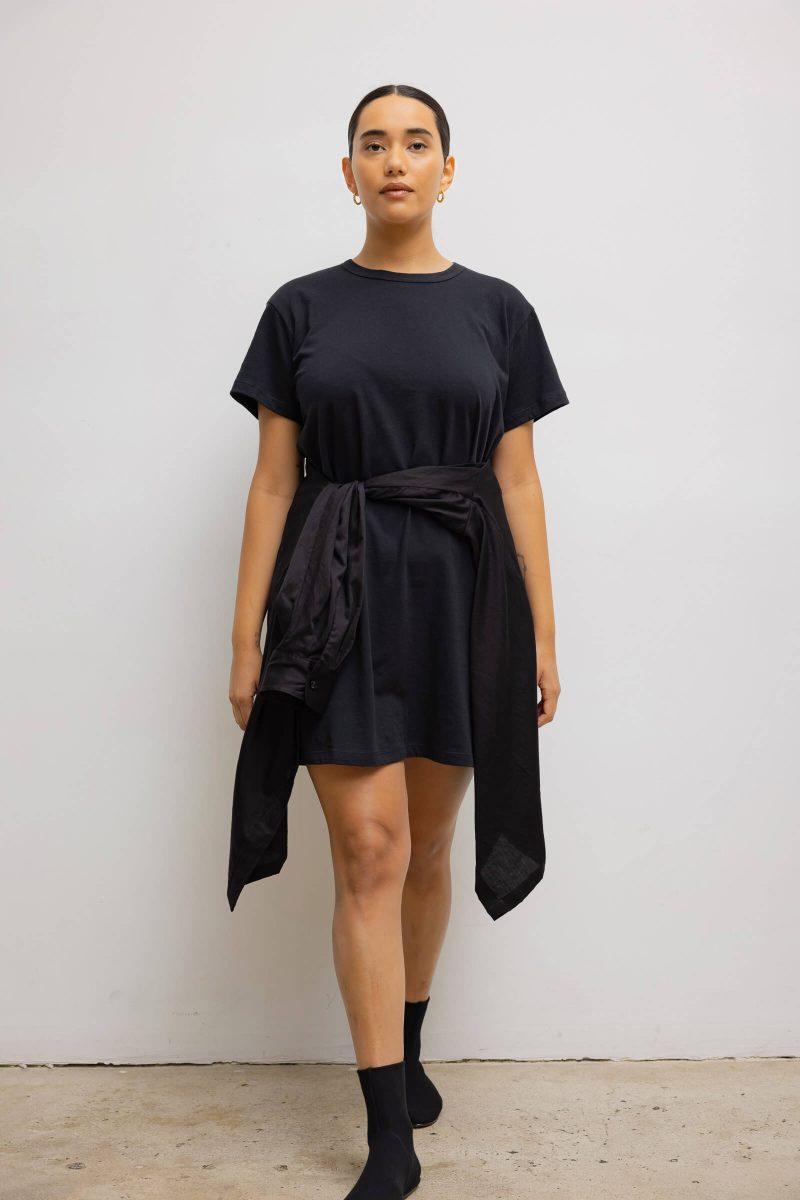 LESET MARGO MARGODRESS BLACK ONMODEL 2