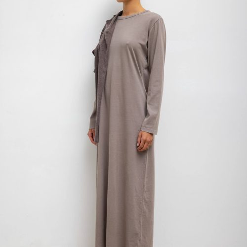 LESET MARGO MARGOLONGSLEEVEMAXIDRESS AFFOGATO ONMODEL 4