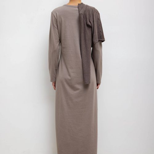 LESET MARGO MARGOLONGSLEEVEMAXIDRESS AFFOGATO ONMODEL 5