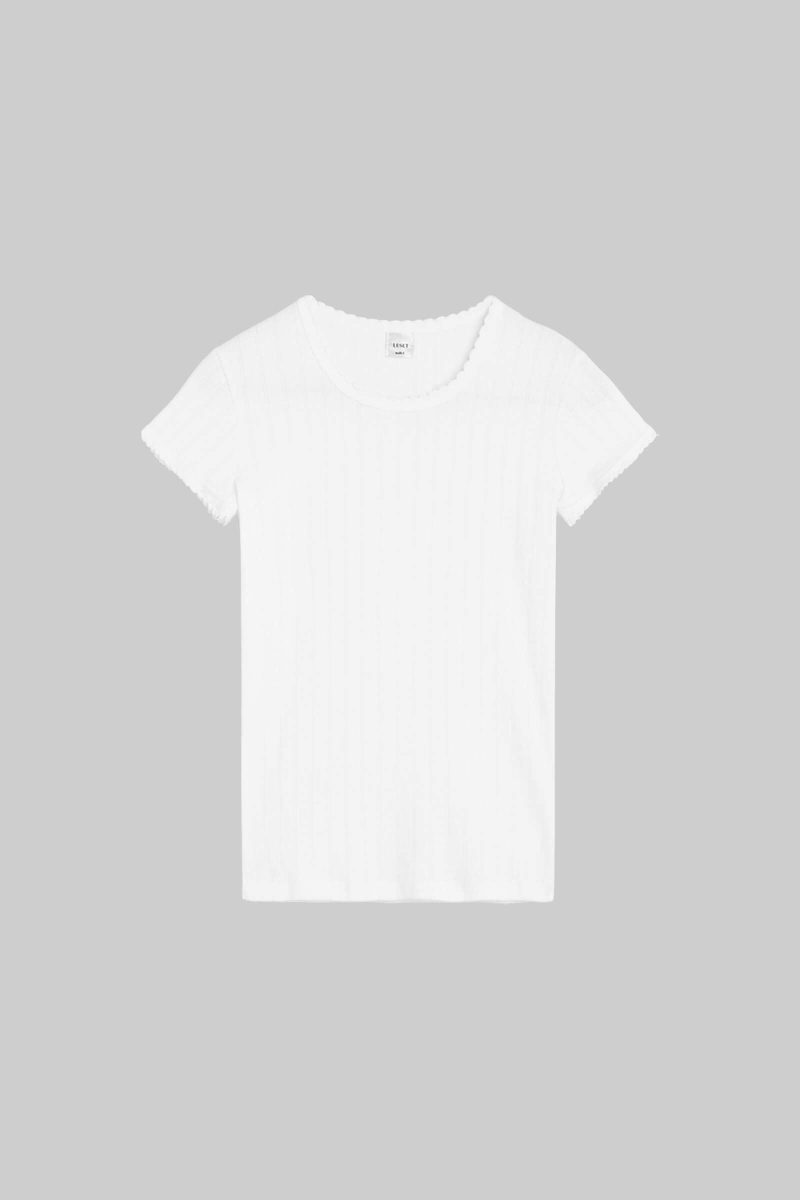 LESET POINTELLE POINTELLESLIMFITTEE WHITE FLAT 1