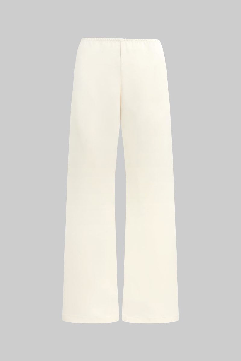 LESET SS24 BARB WIDE LEG PANT CREME