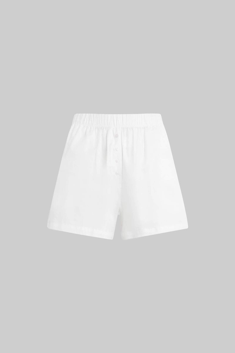 LESET YOKO YOKOBOXERSHORT WHITE FLAT 1