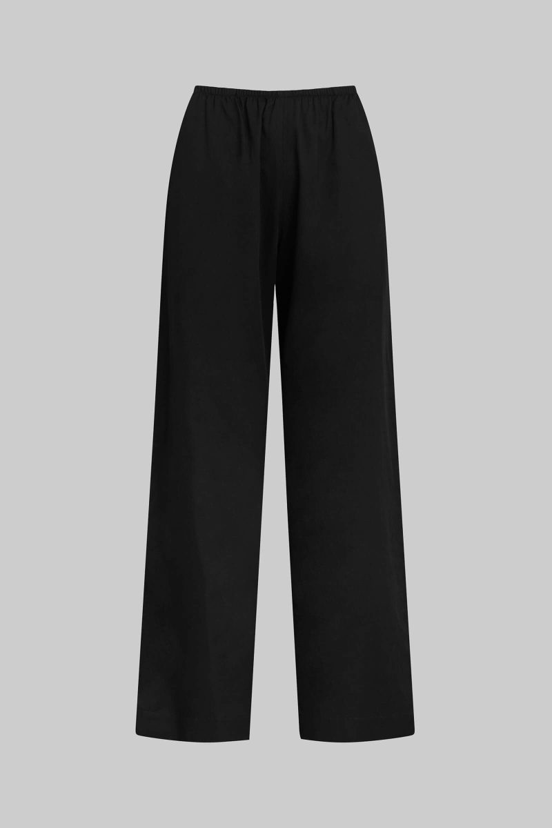 LESET YOKO YOKOPOCKETPANT BLACK FLAT 1