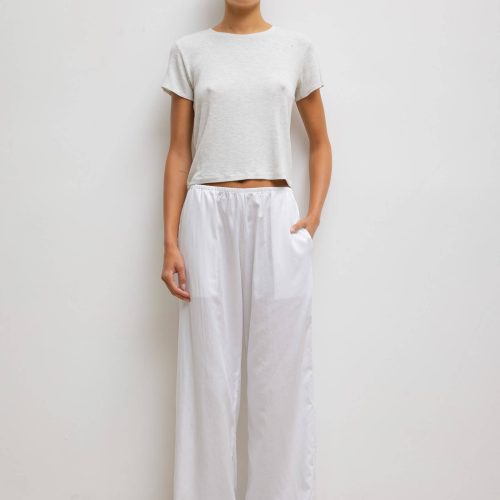 LESET YOKO YOKOPOCKETPANT WHITE ONMODEL 1