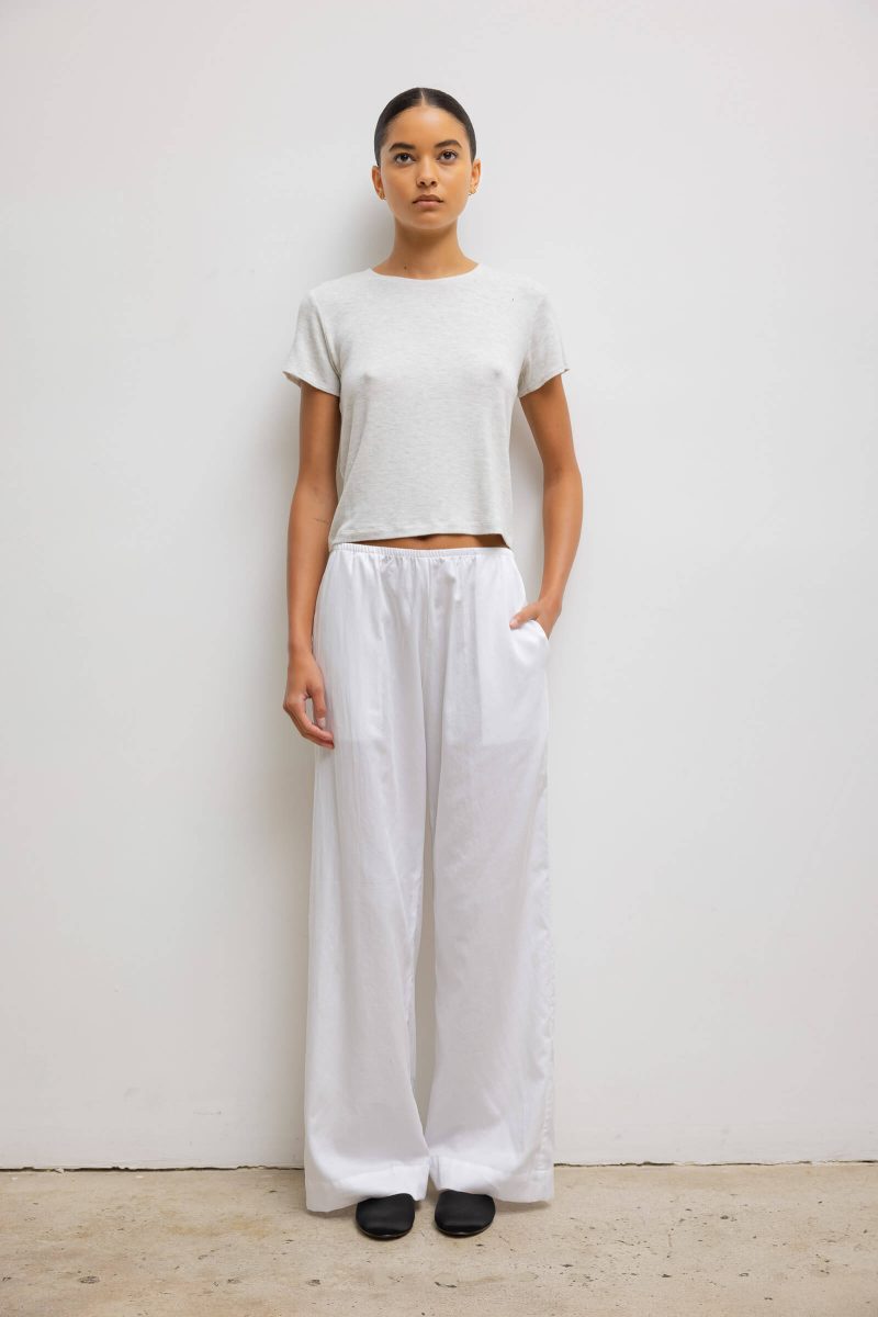 LESET YOKO YOKOPOCKETPANT WHITE ONMODEL 1