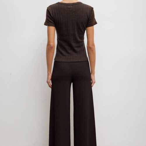 LESET ZOE ZOEWIDELEGPANT CHOCOLATE ONMODEL 6