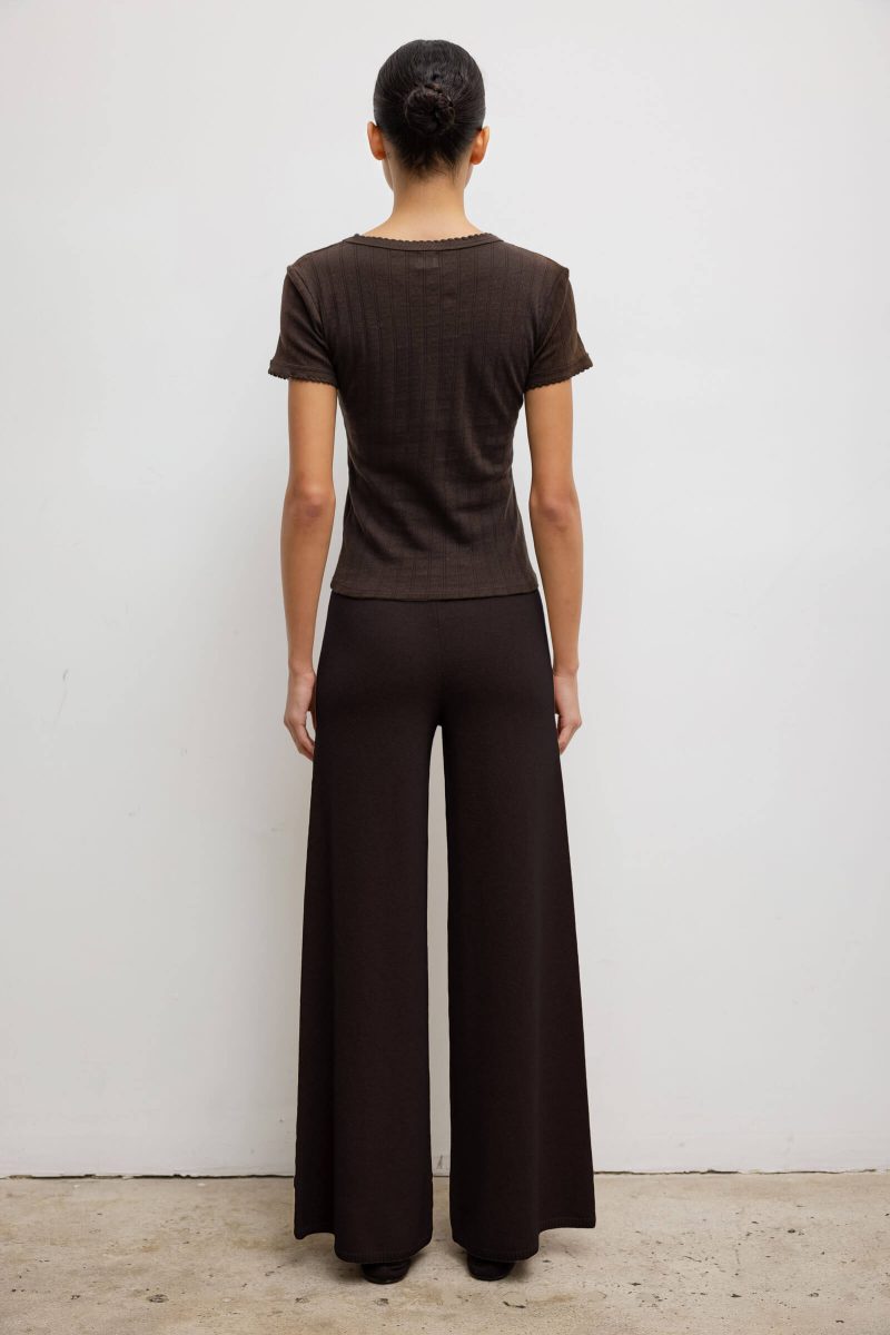 LESET ZOE ZOEWIDELEGPANT CHOCOLATE ONMODEL 6